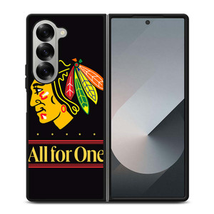 CHICAGO BLACKHAWKS ALL FOR ONE Samsung Galaxy Z Fold 6 Case Cover CHICAGO BLACKHAWKS ALL FOR ONE Samsung Galaxy Z Fold 6 Case Cover