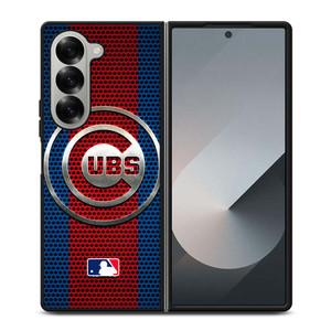 CHICAGO CUBS METAL LOGO Samsung Galaxy Z Fold 6 Case Cover