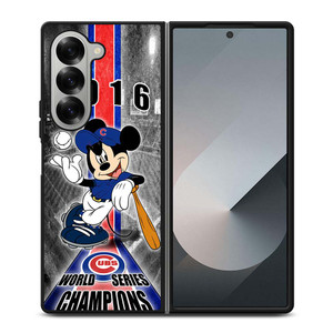 CHICAGO CUBS MICKEY MOUSE Samsung Galaxy Z Fold 6 Case Cover