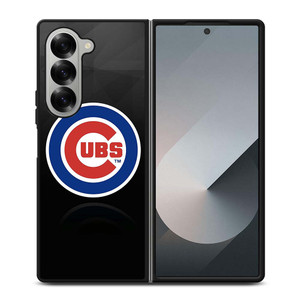 CHICAGO CUBS REFLECTED LOGO Samsung Galaxy Z Fold 6 Case Cover CHICAGO CUBS REFLECTED LOGO Samsung Galaxy Z Fold 6 Case Cover