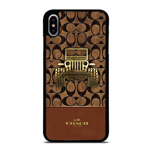 COACH NEW YORK JEEP iPhone XS Max Case Cover