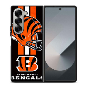 CINCINNATI BENGALS NFL FOOTBALL TEAM LOGO Samsung Galaxy Z Fold 6 Case Cover