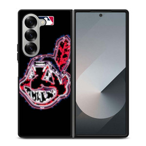 CLEVELAND INDIANS LOGO MLB Samsung Galaxy Z Fold 6 Case Cover