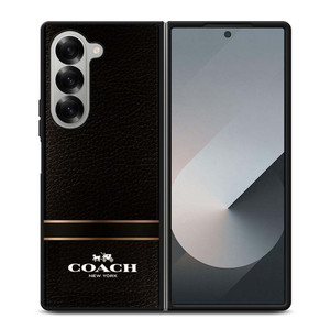 COACH BELT TEXTURE Samsung Galaxy Z Fold 6 Case Cover