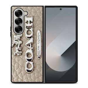 COACH LOGO GLOWING TEXTURE Samsung Galaxy Z Fold 6 Case Cover COACH LOGO GLOWING TEXTURE Samsung Galaxy Z Fold 6 Case Cover