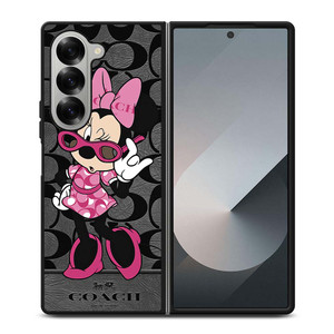 COACH MINNIE MOUSE CUTE Samsung Galaxy Z Fold 6 Case Cover COACH MINNIE MOUSE CUTE Samsung Galaxy Z Fold 6 Case Cover