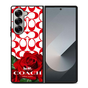 COACH NEW YORK FLOWER 4 Samsung Galaxy Z Fold 6 Case Cover COACH NEW YORK FLOWER 4 Samsung Galaxy Z Fold 6 Case Cover