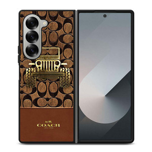 COACH NEW YORK JEEP Samsung Galaxy Z Fold 6 Case Cover COACH NEW YORK JEEP Samsung Galaxy Z Fold 6 Case Cover