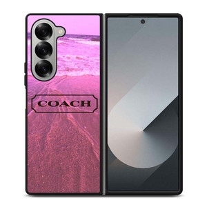 COACH NEW YORK LOGO PINK BEACH Samsung Galaxy Z Fold 6 Case Cover COACH NEW YORK LOGO PINK BEACH Samsung Galaxy Z Fold 6 Case Cover