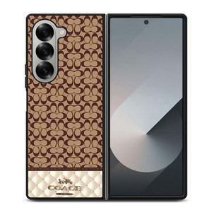 COACH NEW YORK LUXURY FASHION LOGO Samsung Galaxy Z Fold 6 Case Cover