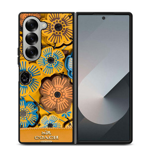 COACH NEW YORK ROSE TEA Samsung Galaxy Z Fold 6 Case Cover