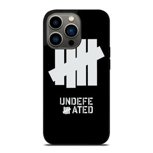 UNDEFEATED BLACK LOGO iPhone 13 Pro Case Cover
