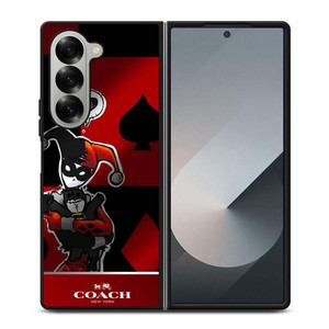 COACH NEW YORK X HARLEY QUINN 2 Samsung Galaxy Z Fold 6 Case Cover