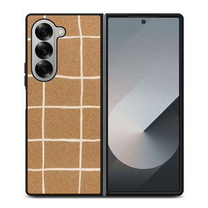 COQUETTE BROWN PATTERN Samsung Galaxy Z Fold 6 Case Cover COQUETTE BROWN PATTERN Samsung Galaxy Z Fold 6 Case Cover