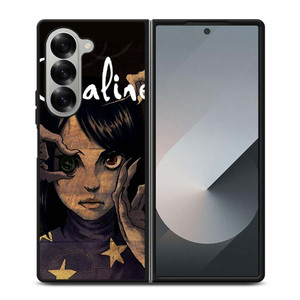 CORALINE FACE CARTOON Samsung Galaxy Z Fold 6 Case Cover CORALINE FACE CARTOON Samsung Galaxy Z Fold 6 Case Cover
