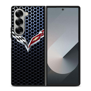 CORVETTE METAL LOGO Samsung Galaxy Z Fold 6 Case Cover