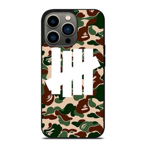 UNDEFEATED BAPE CAMO iPhone 13 Pro Case Cover