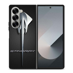 CORVETTE STINGRAY LOGO METAL Samsung Galaxy Z Fold 6 Case Cover CORVETTE STINGRAY LOGO METAL Samsung Galaxy Z Fold 6 Case Cover