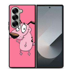 COURAGE THE COWARDLY DOG CARTOON Samsung Galaxy Z Fold 6 Case Cover COURAGE THE COWARDLY DOG CARTOON Samsung Galaxy Z Fold 6 Case Cover