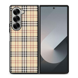 CREAM TARTAN PATTERN Samsung Galaxy Z Fold 6 Case Cover CREAM TARTAN PATTERN Samsung Galaxy Z Fold 6 Case Cover