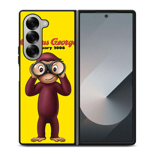 CURIOUS GEORGE CARTOON Samsung Galaxy Z Fold 6 Case Cover