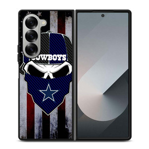 DALLAS COWBOYS SKULL USA FLAG Samsung Galaxy Z Fold 6 Case Cover DALLAS COWBOYS SKULL USA FLAG Samsung Galaxy Z Fold 6 Case Cover