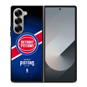 DETROIT PISTONS NBA TEAM Samsung Galaxy Z Fold 6 Case Cover