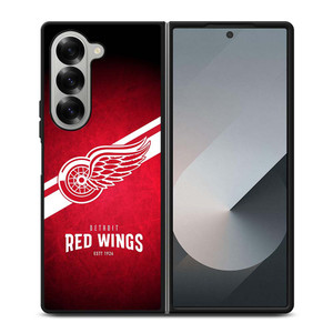 DETROIT RED WINGS NHL TEAM LOGO Samsung Galaxy Z Fold 6 Case Cover