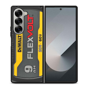DEWALT 9 AH FLEX VOLT Samsung Galaxy Z Fold 6 Case Cover DEWALT 9 AH FLEX VOLT Samsung Galaxy Z Fold 6 Case Cover