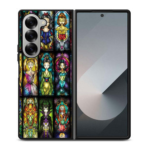 DISNEY PRINCESS STAINED GLASS Samsung Galaxy Z Fold 6 Case Cover DISNEY PRINCESS STAINED GLASS Samsung Galaxy Z Fold 6 Case Cover