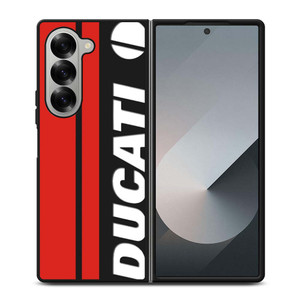 DUCATI MOTOR VERTICAL LOGO Samsung Galaxy Z Fold 6 Case Cover