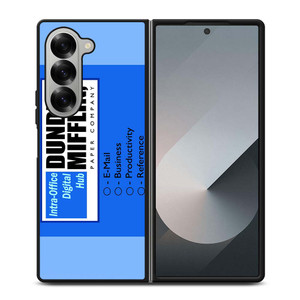 DUNDER MIFFLIN INTRA OFFICE DIGITAL HUB LOGO Samsung Galaxy Z Fold 6 Case Cover