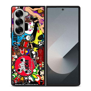 EAT SLEEP JDM COLLAGE Samsung Galaxy Z Fold 6 Case Cover EAT SLEEP JDM COLLAGE Samsung Galaxy Z Fold 6 Case Cover