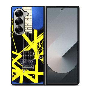 EDDIE VAN HALEN GUITAR YELLOW Samsung Galaxy Z Fold 6 Case Cover