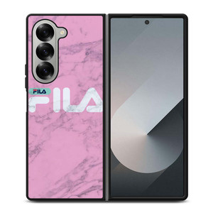 FILA SPORT PINK MARBLE LOGO Samsung Galaxy Z Fold 6 Case Cover