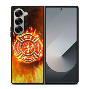FIREFIGHTER FIREMAN FIRE LOGO Samsung Galaxy Z Fold 6 Case Cover FIREFIGHTER FIREMAN FIRE LOGO Samsung Galaxy Z Fold 6 Case Cover