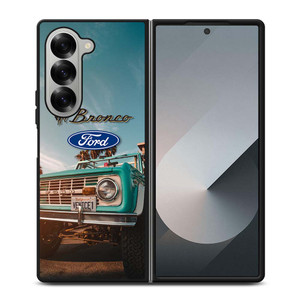 FORD BRONCO RETRO CAR LOGO Samsung Galaxy Z Fold 6 Case Cover FORD BRONCO RETRO CAR LOGO Samsung Galaxy Z Fold 6 Case Cover