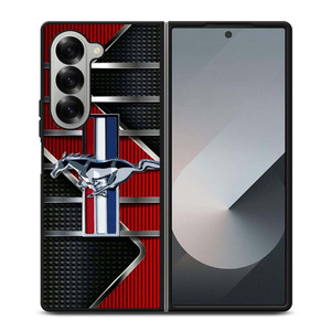 FORD MUSTANG METAL LOGO Samsung Galaxy Z Fold 6 Case Cover FORD MUSTANG METAL LOGO Samsung Galaxy Z Fold 6 Case Cover
