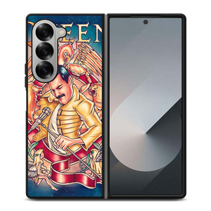 FREDDIE MERCURY QUEEN ART Samsung Galaxy Z Fold 6 Case Cover FREDDIE MERCURY QUEEN ART Samsung Galaxy Z Fold 6 Case Cover