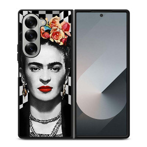 FRIDA KAHLO FACE ART Samsung Galaxy Z Fold 6 Case Cover FRIDA KAHLO FACE ART Samsung Galaxy Z Fold 6 Case Cover