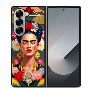 FRIDA KAHLO PAINTING FACE Samsung Galaxy Z Fold 6 Case Cover FRIDA KAHLO PAINTING FACE Samsung Galaxy Z Fold 6 Case Cover