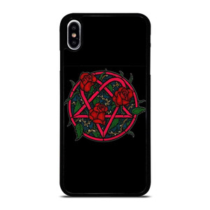 HIM BAND HEARTAGRAM FLOWER iPhone XS Max Case Cover