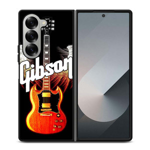 GIBSON GUITAR WINGS LOGO Samsung Galaxy Z Fold 6 Case Cover