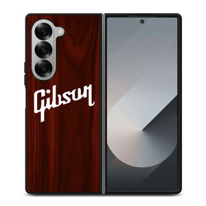 GIBSON GUITAR WOODEN LOGO Samsung Galaxy Z Fold 6 Case Cover