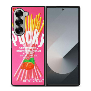 GLICO POCKY STRAWBERRY Samsung Galaxy Z Fold 6 Case Cover