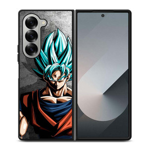 GOKU SAIYAN BLUE DRAGON BALL Samsung Galaxy Z Fold 6 Case Cover