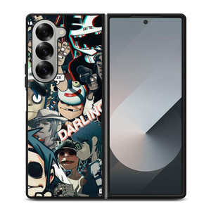 GORILLAZ 2D COLLAGE Samsung Galaxy Z Fold 6 Case Cover