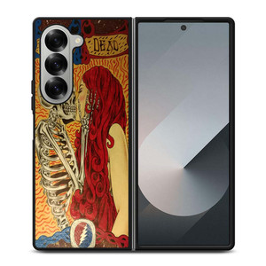 GRATEFUL DEAD KISSING SKELETON Samsung Galaxy Z Fold 6 Case Cover GRATEFUL DEAD KISSING SKELETON Samsung Galaxy Z Fold 6 Case Cover