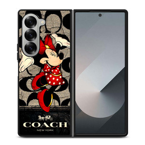 HAPPY COACH MINNIY MOUSE Samsung Galaxy Z Fold 6 Case Cover