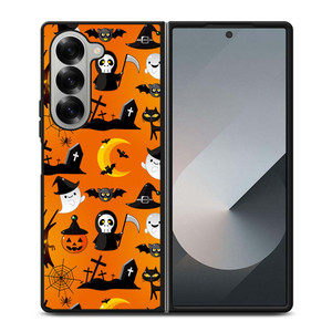 HAPPY HALLOWEEN CARTOON PATERN Samsung Galaxy Z Fold 6 Case Cover HAPPY HALLOWEEN CARTOON PATERN Samsung Galaxy Z Fold 6 Case Cover